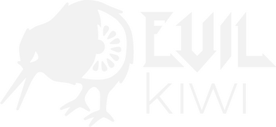 Evil Kiwi Games logo.