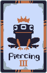 Piercing level 3 card